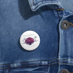 Outdorable Clothing - Custom Pin Buttons