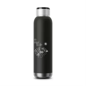 Life Is Better At Lake - Copper Vacuum Audio Bottle